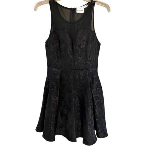 Apricot Lane LUSH Black Cocktail Dress, size Small - Picture 1 of 6